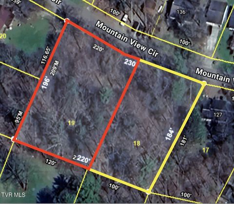 Vacant Land For Sale - LOT 19 Mountain View Circle<br/> Carter County, Hampton, TN 37658