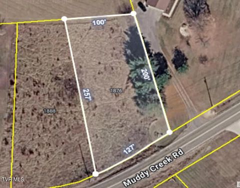 Vacant Land For Sale - 1876 Muddy Creek Road<br/> Blountville, TN 37617