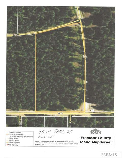 Vacant Land For Sale - 3574 Tara Court<br/> Fremont County, ISLAND PARK, ID 83429