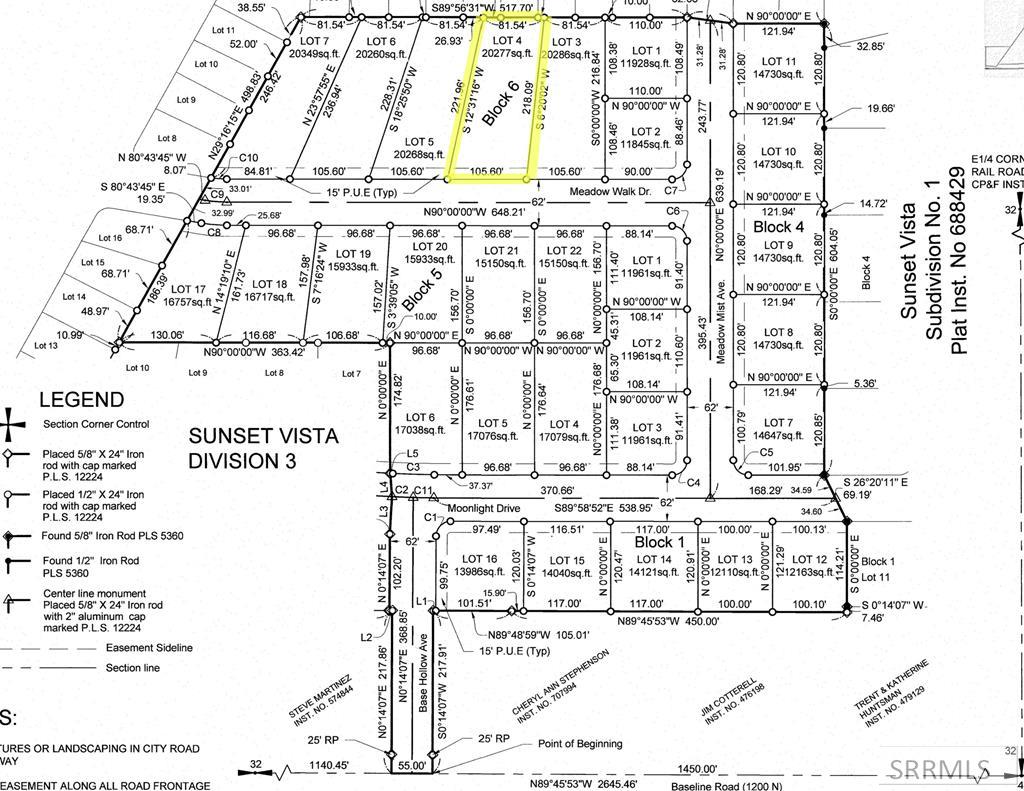 L4 B6 E Meadow Walk Dr