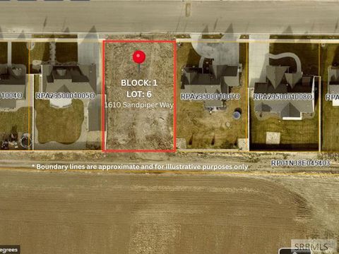 Vacant Land For Sale - 1610 Sandpiper Way<br/> IDAHO FALLS, ID 83404