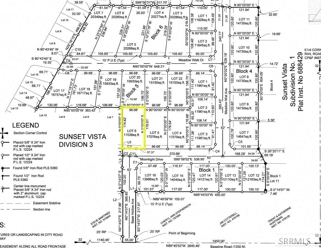 L6 B5 E Meadow Walk Dr