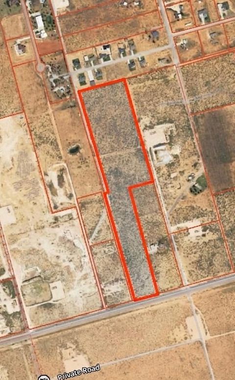 Vacant Land For Sale - 6581 Cottonwood<br/> Ector County, Gardendale, TX 79758