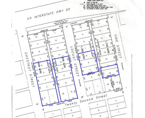 Vacant Land For Sale - TBD 22nd St<br/> Mitchell County, Colorado City, TX 79512