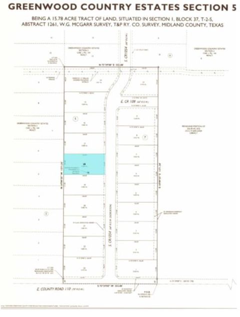 Vacant Land For Sale - LOT 18 S County Rd 1054<br/> Midland, TX 79706