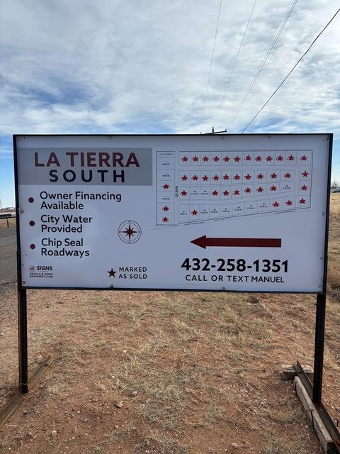 Vacant Land For Sale - 0000 La Tierra<br/> Seminole, TX 79360