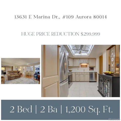 13631 E Marina Drive Unit 109, Aurora, CO MLS: 9368331