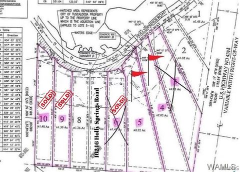 Vacant Land For Sale - 16210 Holly Springs Road<br/> North Port, AL 35475