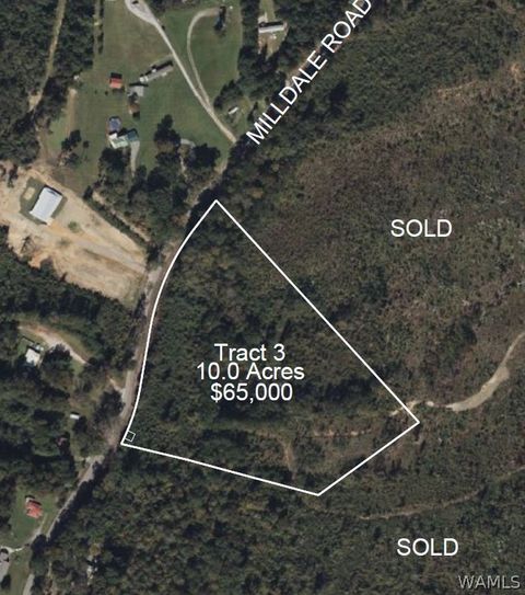Vacant Land For Sale - 3 Milldale Road<br/> Brookwood, AL 35444
