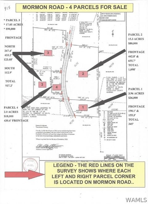 Homes For Sale - 03 Mormon Road<br/> North Port, AL 35475