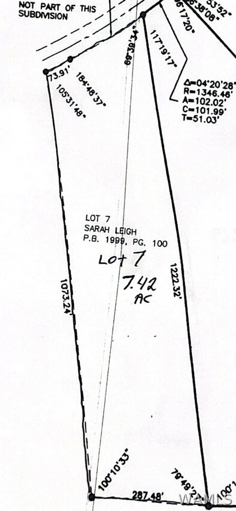 Vacant Land For Sale - LOT 7 Preacher Lee Road<br/> Coker, AL 35452