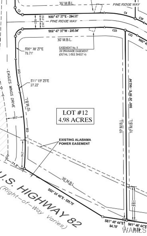 Vacant Land For Sale - LOT 12 Pine Ridge Way<br/> Coker, AL 35452