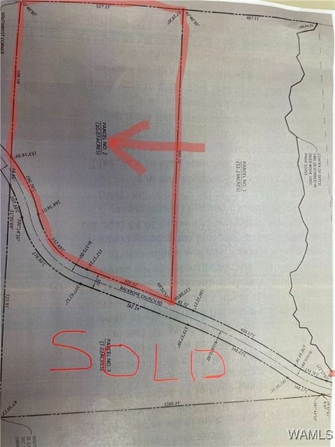 Vacant Land For Sale - Backbone Church Road<br/> Elrod, AL 35466