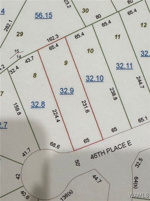 Vacant Land For Sale - 3222 46th Place<br/> Tuscaloosa County, Tuscaloosa, AL 35405