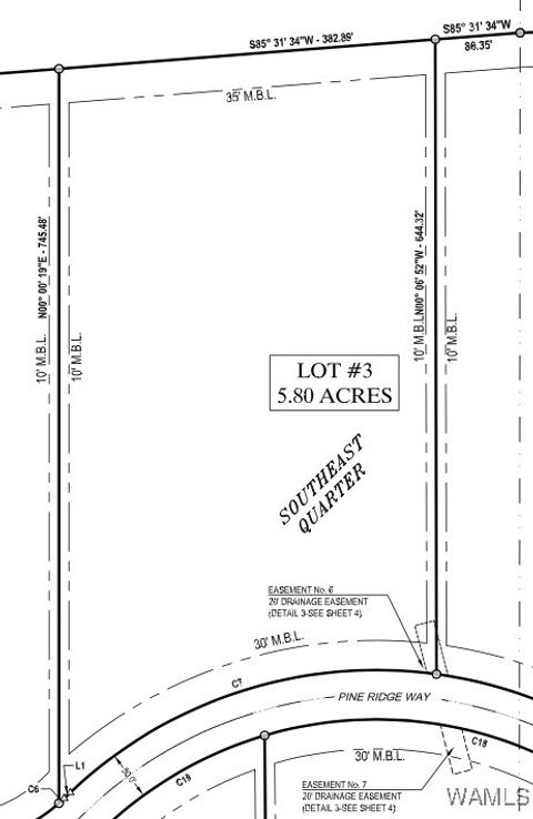 Vacant Land For Sale - LOT 3 Pine Ridge Way<br/> Coker, AL 35452