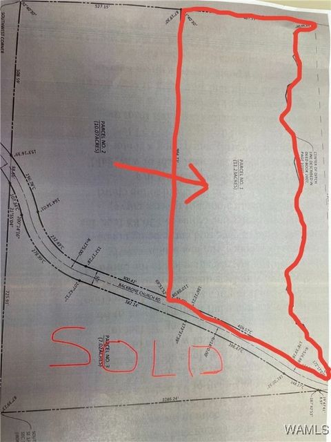 Vacant Land For Sale - 00 Backbone Church Road<br/> Elrod, AL 35466