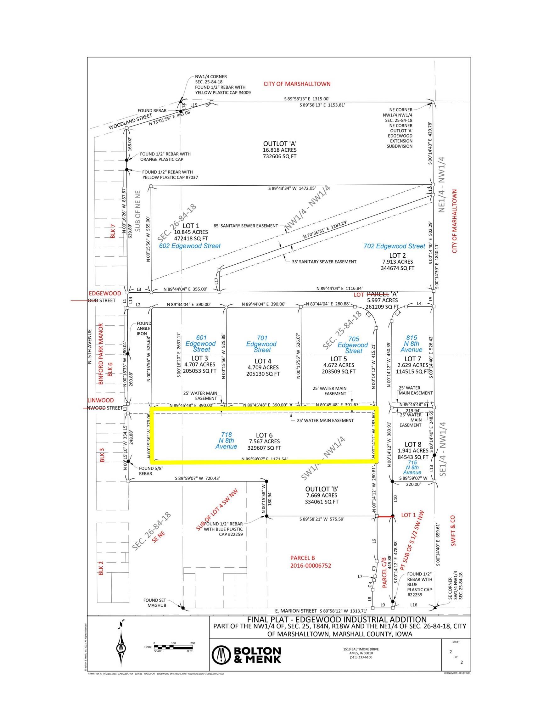 Photo 1 of 1 — 718 N 8th Avenue, Marshalltown, IA 50158
