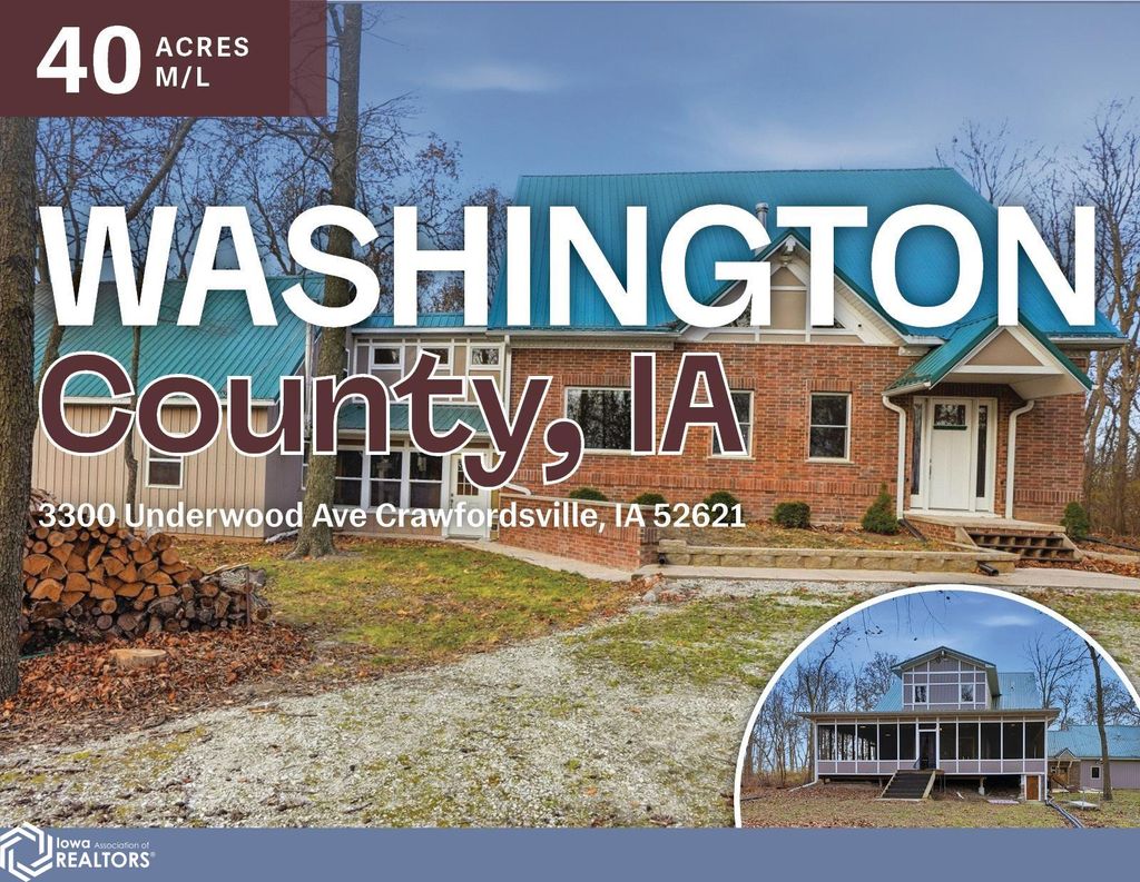 Photo of 3300 Underwood Avenue, Crawfordsville, IA 52621 (MLS # 6334263)