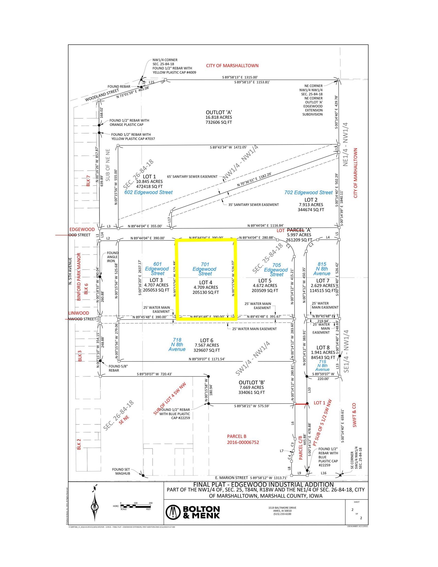 Photo 1 of 1 — 701 Edgewood Street, Marshalltown, IA 50158