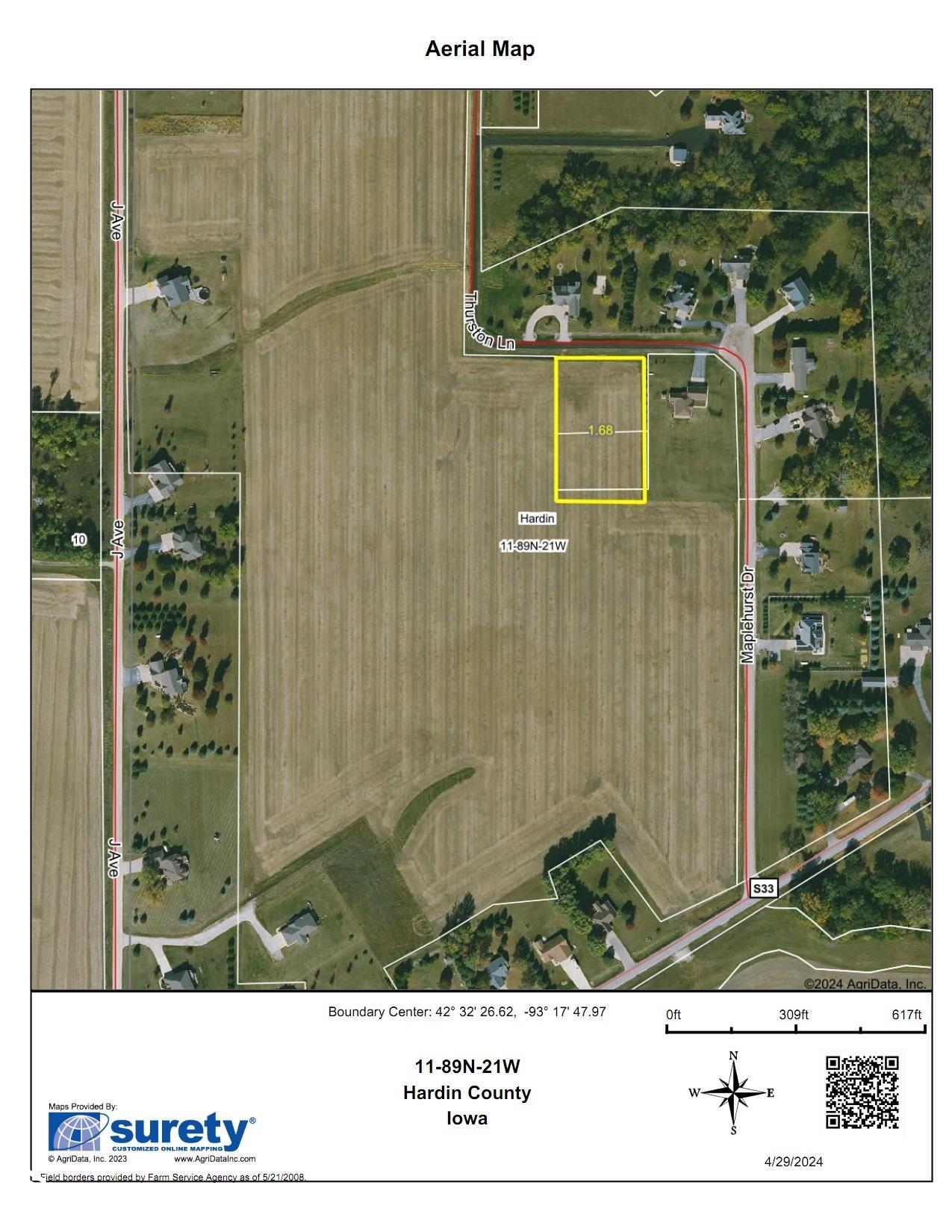 Photo 1 of 9 — TBD 1.68 acres Thurston Lane, Iowa Falls, IA 50126
