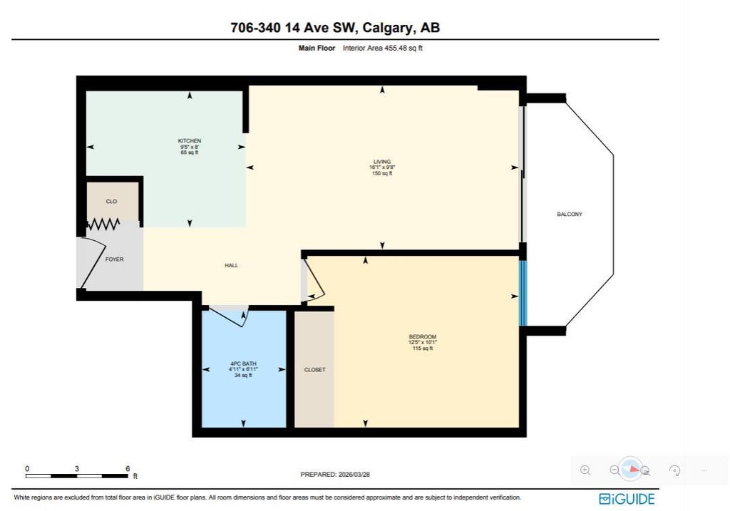 Photo of 340 14 Avenue SW #706, Calgary, AB T3Z 1K4 (MLS # A2346620)
