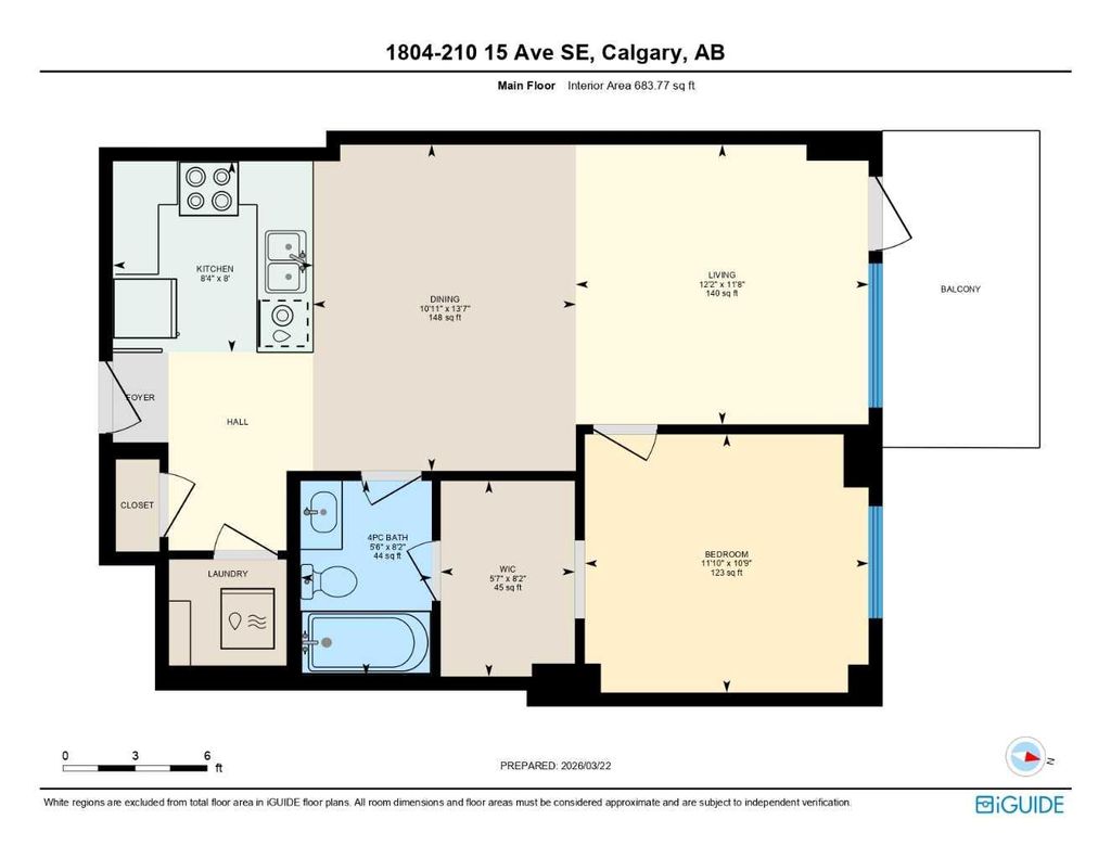 Photo of 210 15 Avenue SE #1804, Calgary, AB T2G 0B5 (MLS # A2287329)