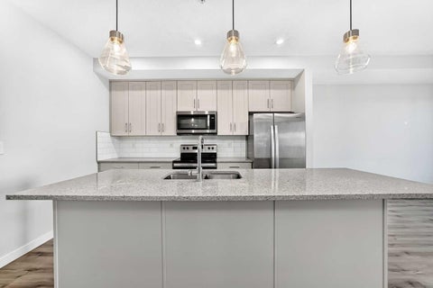 Tiny photo for 71 SHAWNEE Common SW #205, Calgary, AB T2Y 0R2 (MLS # A2345208)