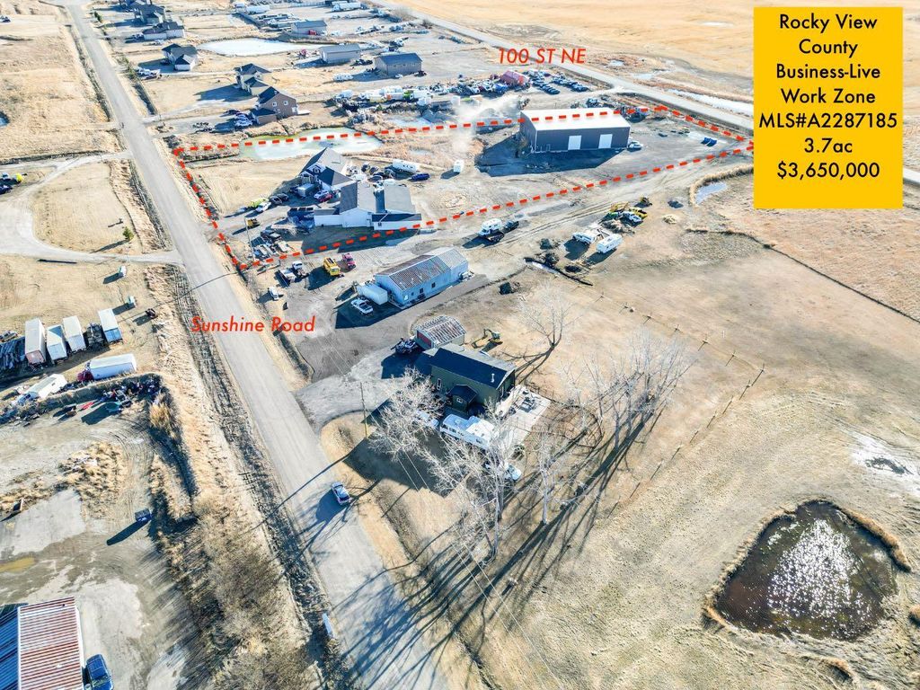 Photo of 251223 Sunshine Road, Rural Rocky View County, AB T1Z 0M6 (MLS # A2287185)