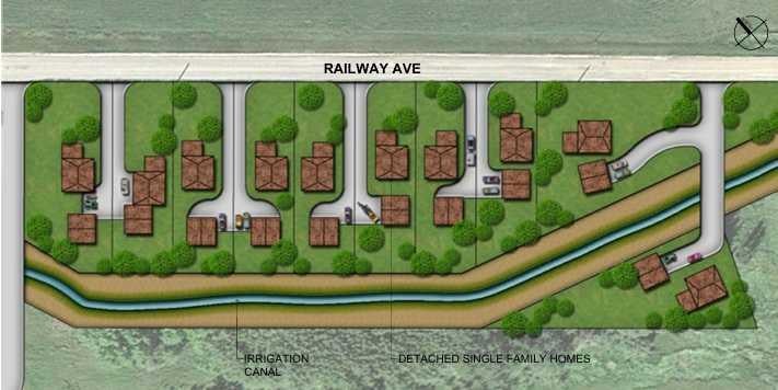 SOUTH ROAD, NORTH RAILROAD 1/4