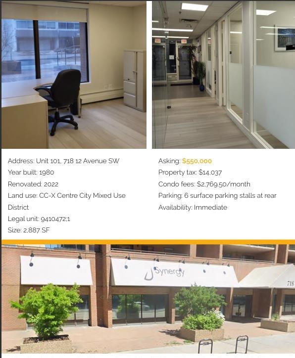 Photo of 718 12 Avenue SW #101, Calgary, AB T2R 0H7 (MLS # A2315883)