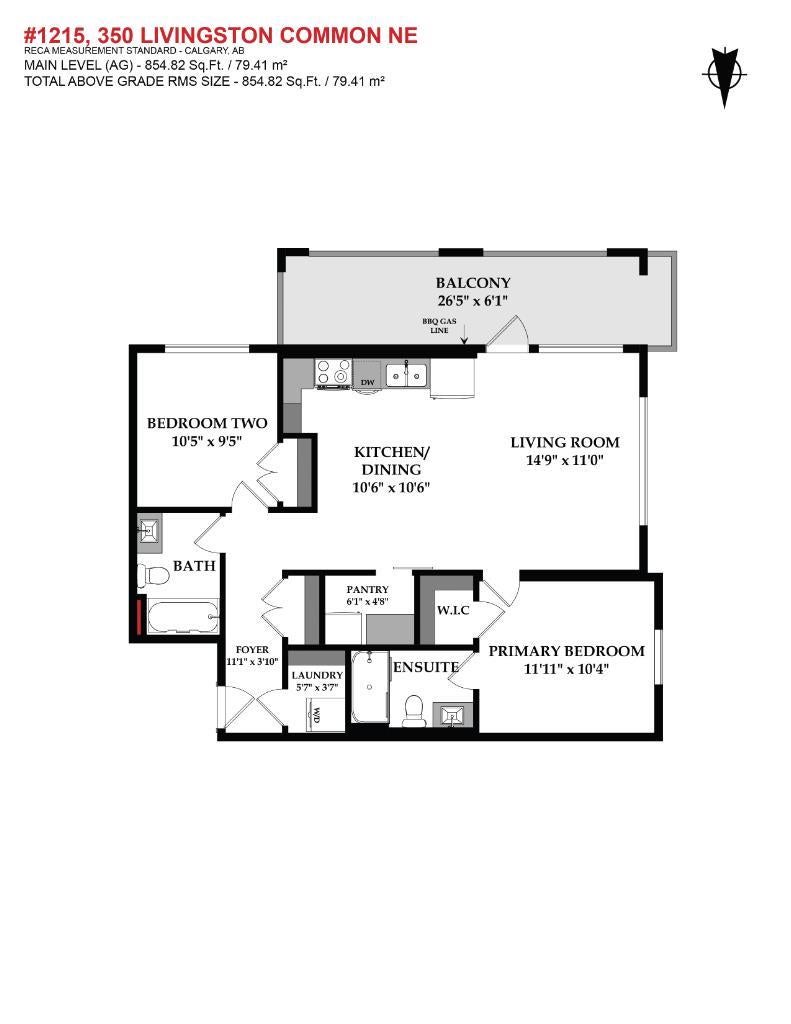 Photo of 350 Livingston Common NE #1215, Calgary, AB T3P 1M5 (MLS # A2304940)