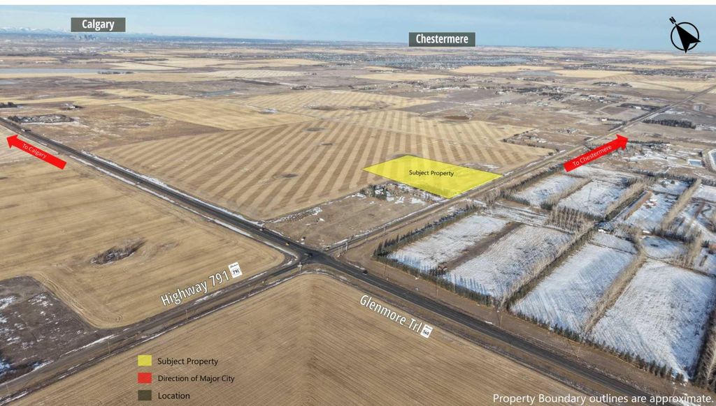 Photo of Glenmore Trail ad Range Road 280, Rural Rocky View County, AB T1X 0H5 (MLS # A2287361)