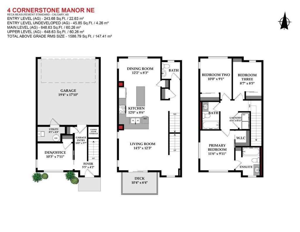 Photo of 4 Cornerstone Manor NE, Calgary, AB T3N 1E6 (MLS # A2312040)