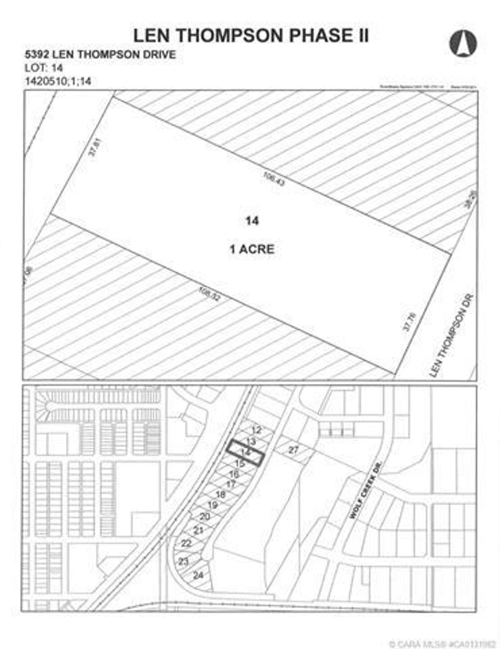 Photo of 5392 Len Thompson Drive, Lacombe, AB T4L 2H3 (MLS # CA0131982)
