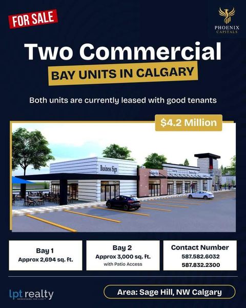 3950 Sage Hill Drive NW 120 & 130 Calgary AB T3R 2A4