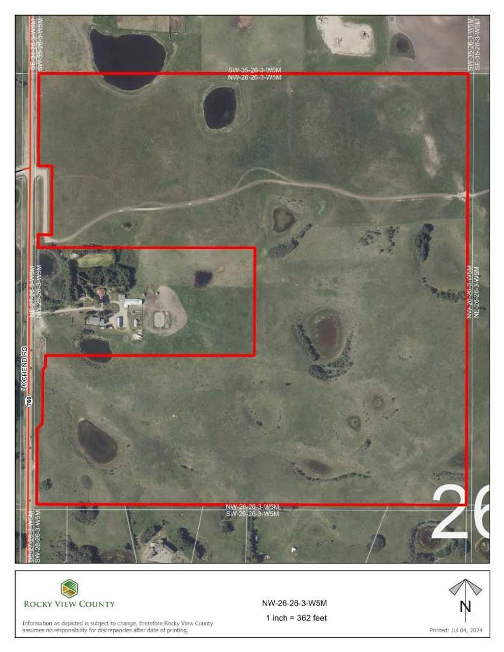 Photo of 264212 Lochend Road NW, Rural Rocky View County, AB T4C 4A6 (MLS # A2293882)