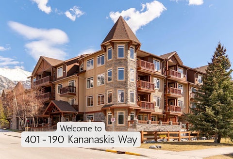 Photo of 190 Kananaskis Way #401, Canmore, AB T1W 3E9 (MLS # A2307498)