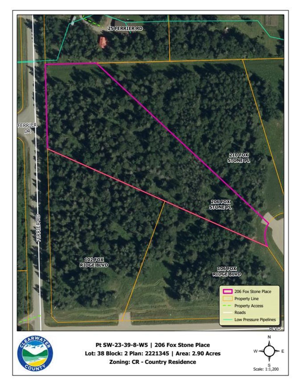 Photo of 206 FOX STONE Place, Rural Clearwater County, AB T4T 2A4 (MLS # A2001791)