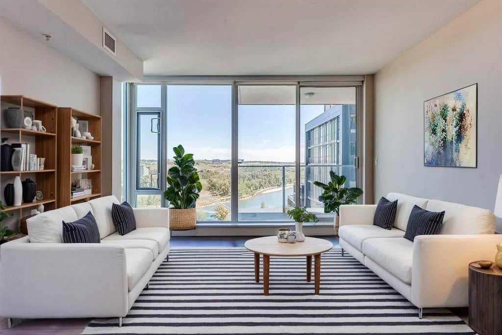 Photo of 519 Riverfront Avenue SE #1404, Calgary, AB T2G 1K6 (MLS # A2318039)