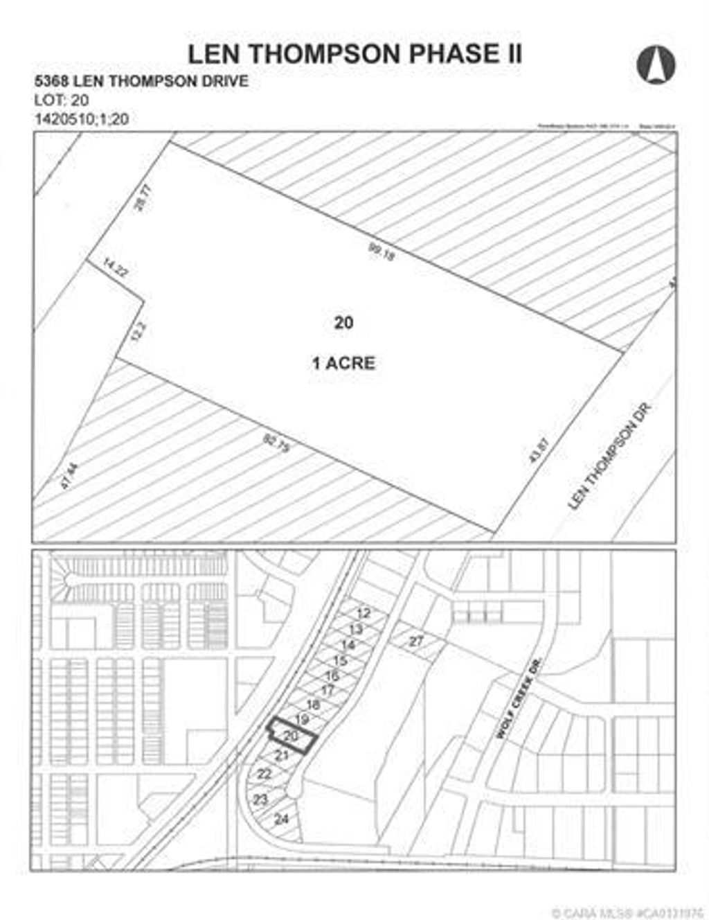 Photo of 5368 Len Thompson Drive, Lacombe, AB T4L 2H3 (MLS # CA0131976)