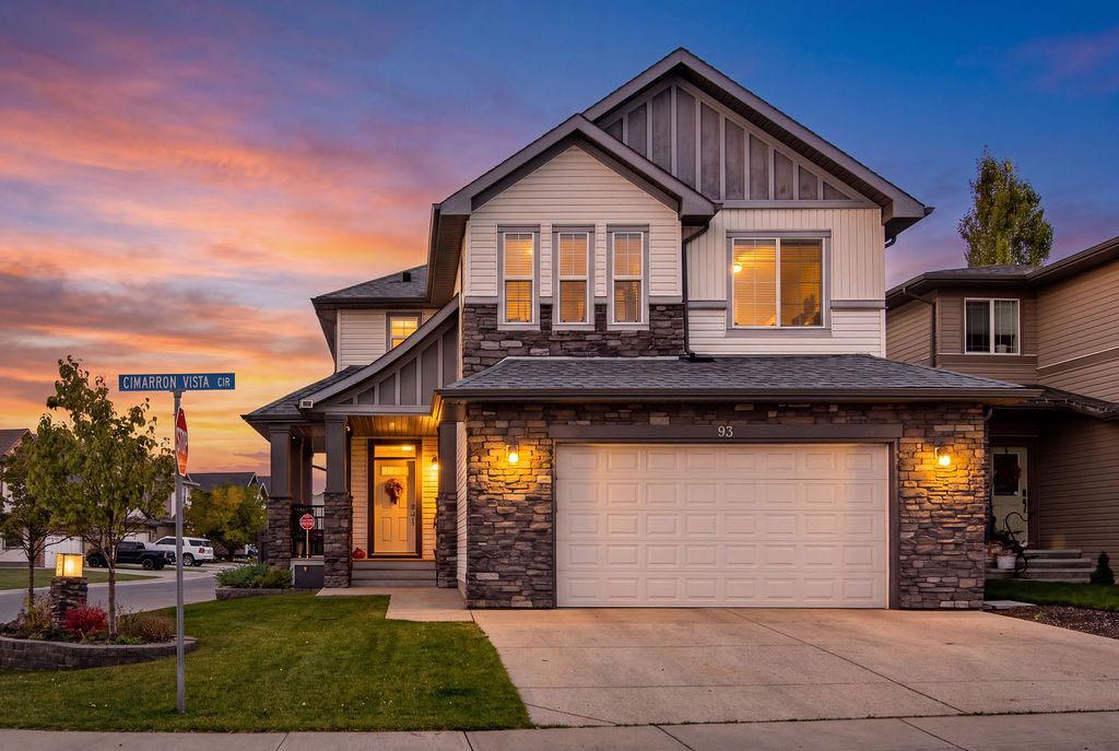 Photo of 93 Cimarron Vista Circle, Okotoks, AB T1S 0H8 (MLS # A2348486)
