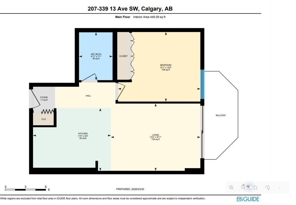 Photo of 339 13 Avenue SW #207, Calgary, AB T2R 0K3 (MLS # A2346619)
