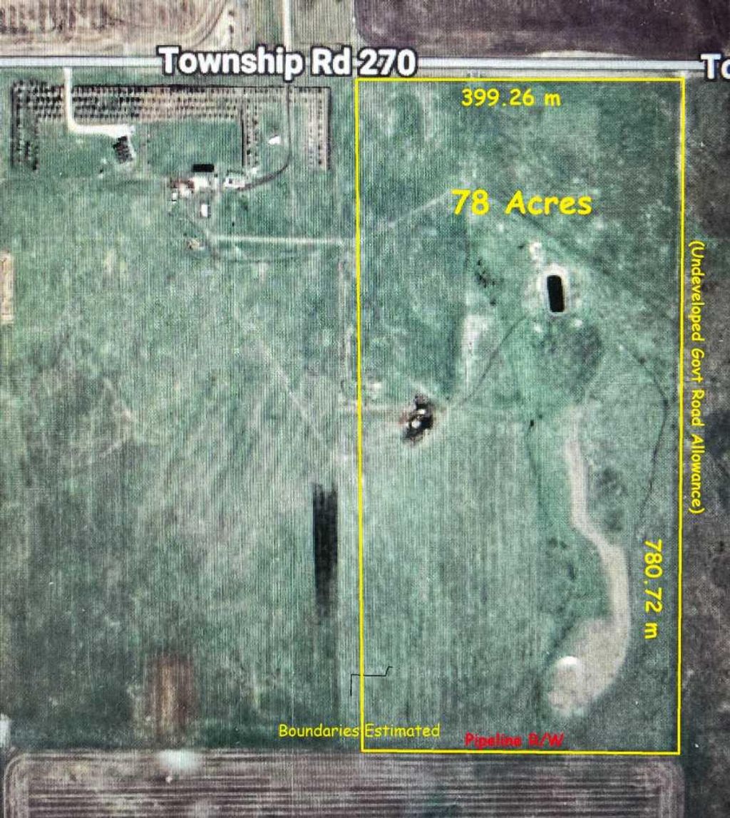 Photo of 78 Acres Township Road 270, Rural Rocky View County, AB T4B 2A4 (MLS # A2289673)