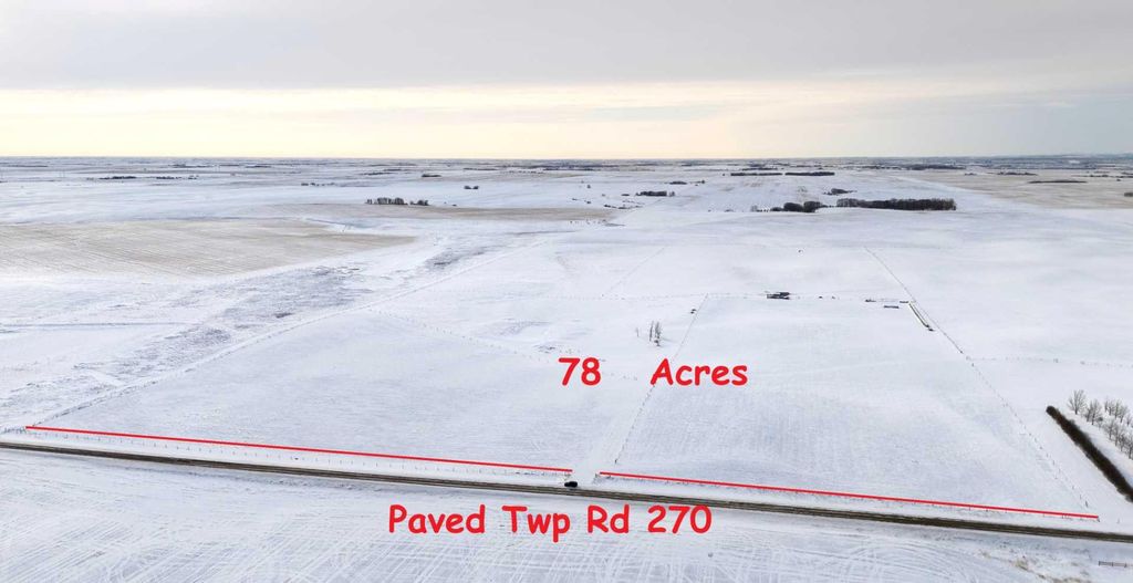 Photo of 78 Acres Township Road 270, Rural Rocky View County, AB T4B 2A4 (MLS # A2289673)