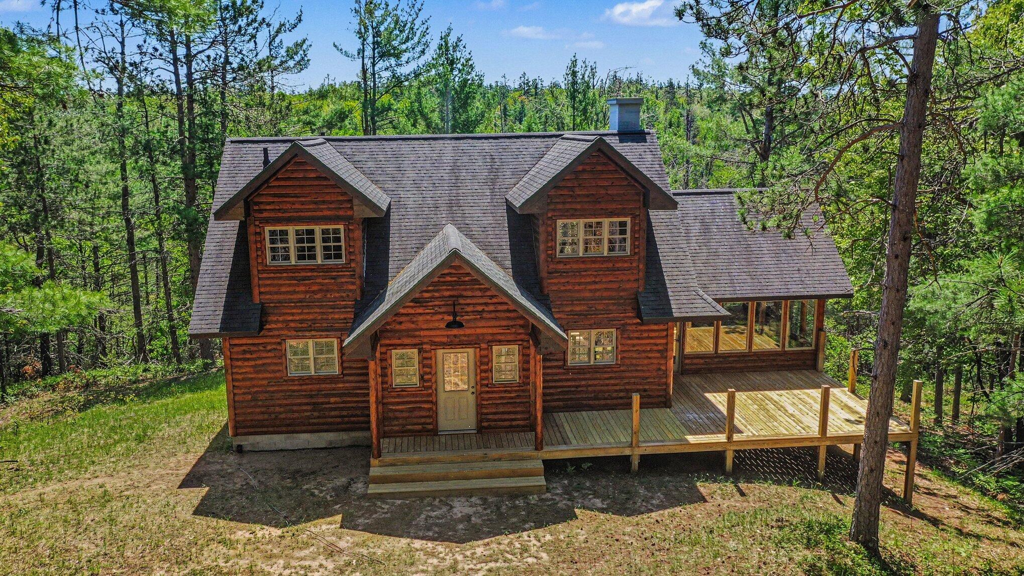 8100 Nature Ridge Trail - Front drone