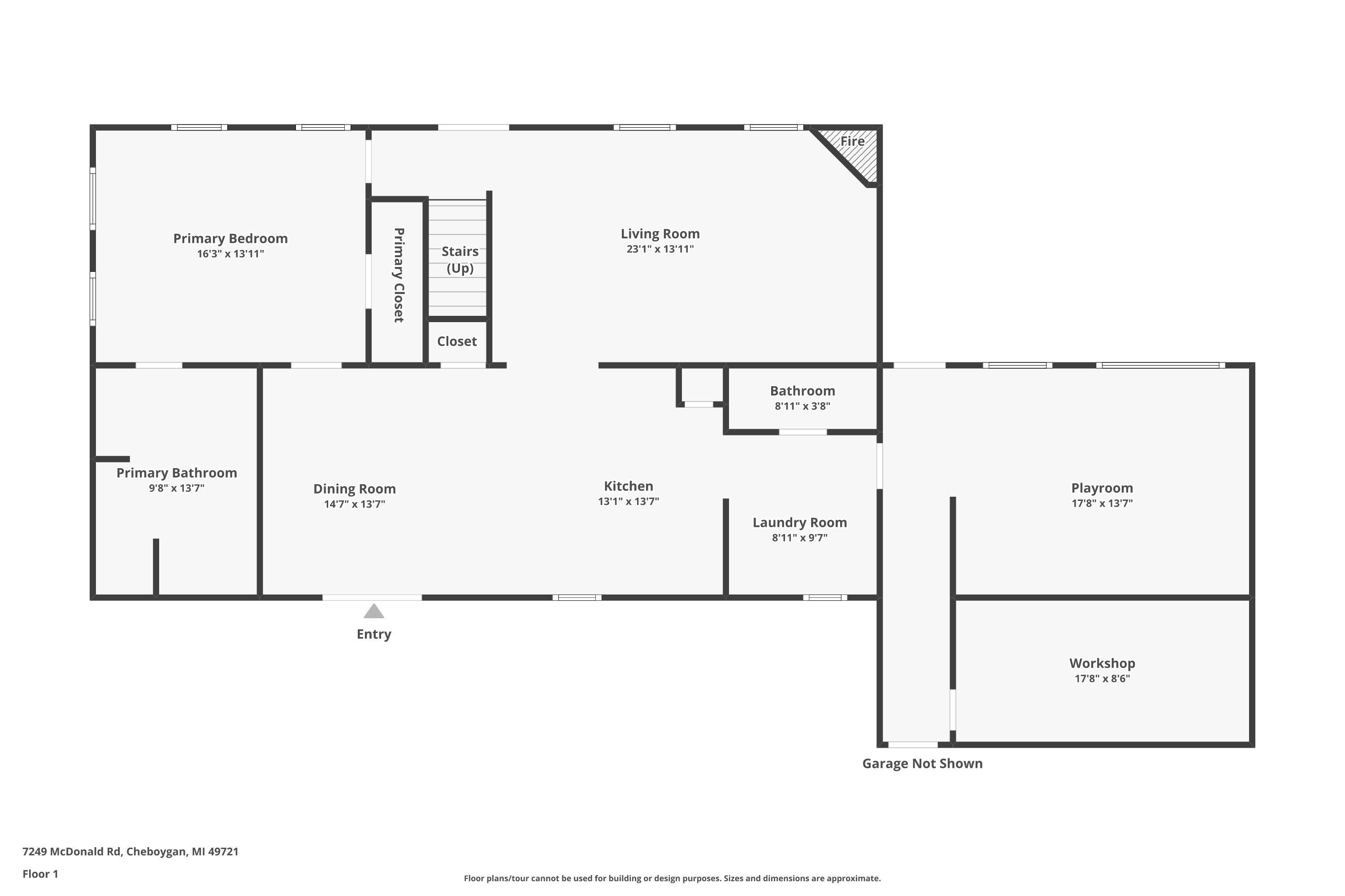 Cheboygan, Michigan 49721, United States, 3 Bedrooms Bedrooms, ,3 BathroomsBathrooms,Residential,Contingent,207421