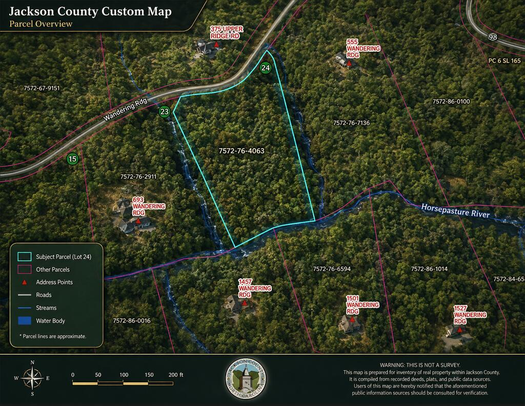 Photo of 0 Wandering Rdg, Cashiers, NC 28736 (MLS # 26048221)