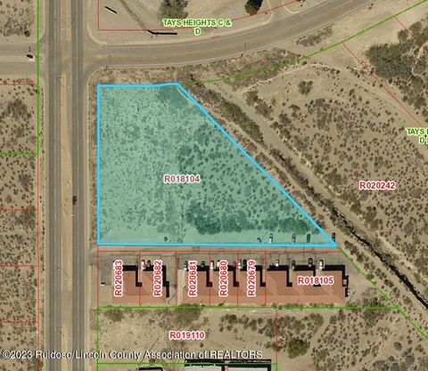 Vacant Land For Sale - 2200 Scenic Drive<br/> Alamogordo, NM 88310