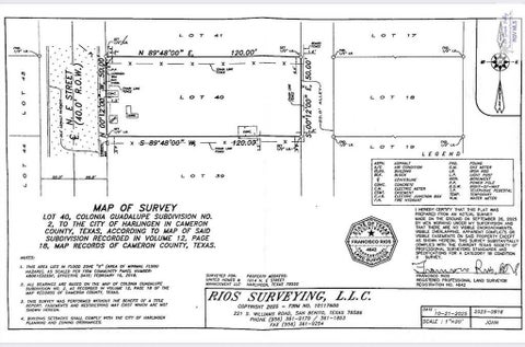 Vacant Land For Sale - 1014 N E St #40<br/> HARLINGEN, TX 78550