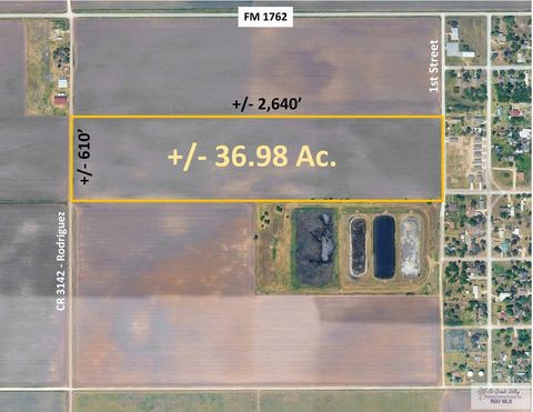 Vacant Land For Sale - 36.98 AC First St<br/> Willacy County, SAN PERLITA, TX 78590